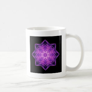 Fractal Stardust paars Koffiemok