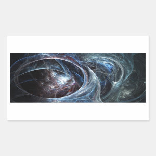 Fractal Sticker: Spider's Cave Rechthoekige Sticker