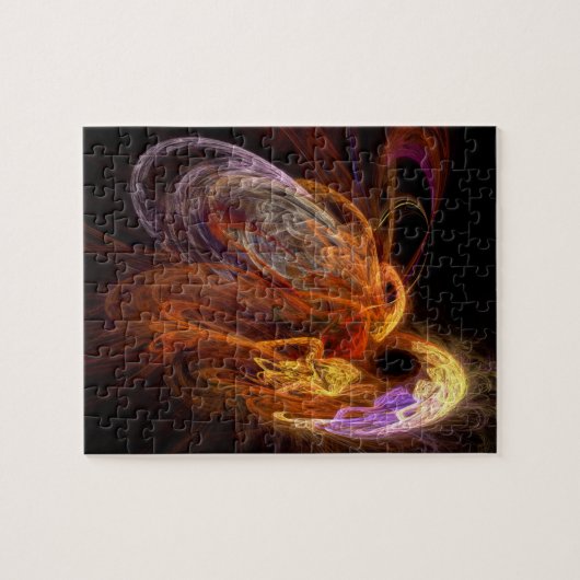 Fractal - Stijging van de fenix Legpuzzel (Horizontaal)