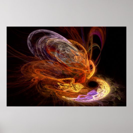 Fractal - Stijging van de fenix Poster (Voorkant)