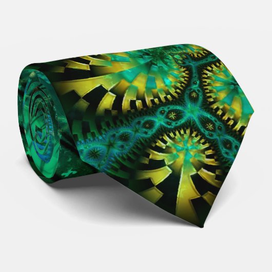 Fractal Stropdas Design 8 (Opgerold)