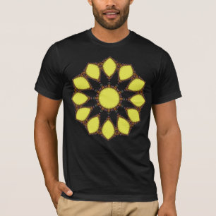Fractal Sun Flower T-shirt
