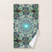 Fractal sun kaleidoscoop dowel set bad handdoek (Handdoek)