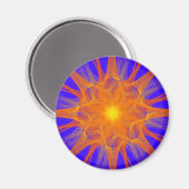 Fractal supernova magneet (Voorkant / Achterkant)