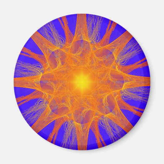 Fractal supernova magneet (Voorkant)