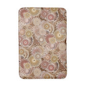 Fractal Swirl Pattern, Brown, Tan en Beige Badmat (Voorkant Verticaal)