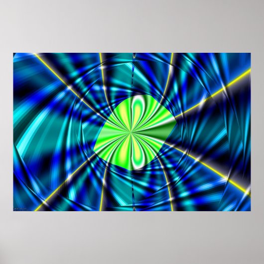 Fractal Swirl Poster (Voorkant)