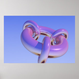 Fractal Torus Progressie 1 Poster