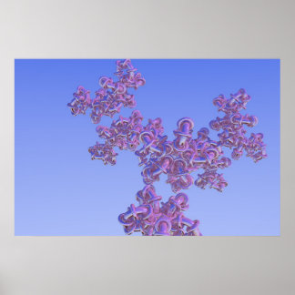 Fractal Torus Progressie 4 Poster