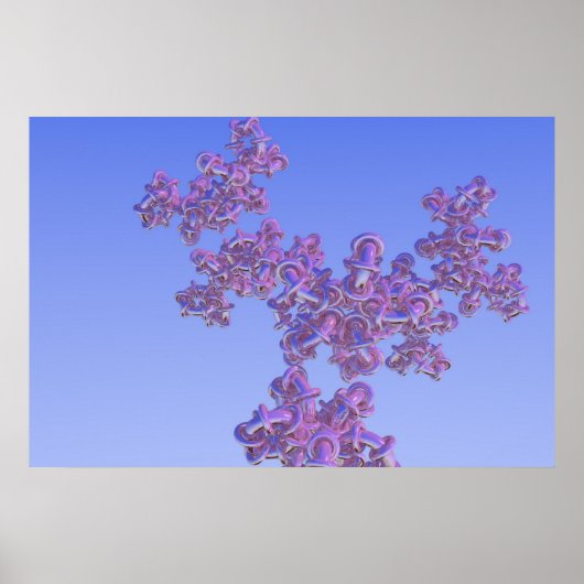 Fractal Torus Progressie 4 Poster (Voorkant)