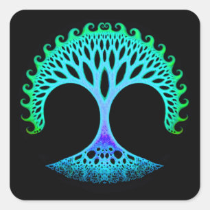 Fractal Tree of Life Inspiratie Stickers