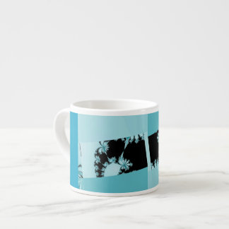 Fractal tuin lagune espresso kop
