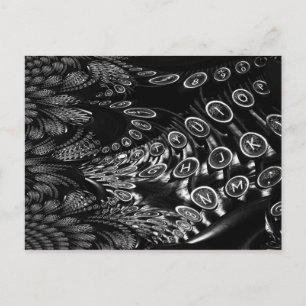 Fractal Typewriter Briefkaart