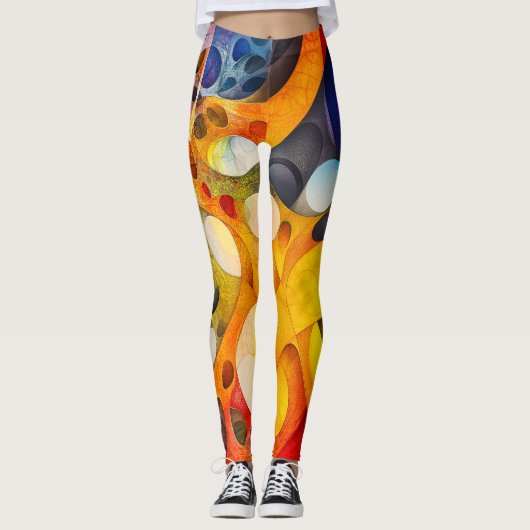 Fractal Universe Leggings (Voorkant)