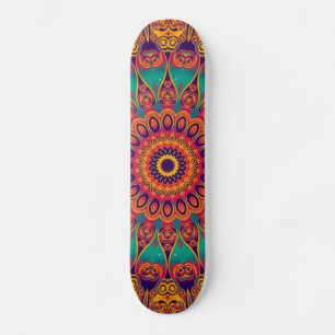 Fractal van de Caleidoscoop van het tattoo Skateboard