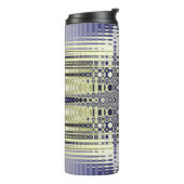 Fractal van optische illusies thermosbeker (Gedraaid links)