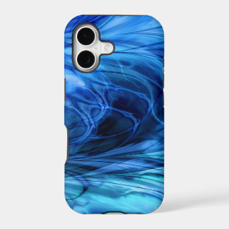 Fractal veren blauw
