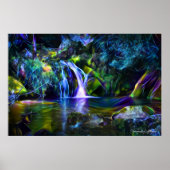 Fractal Waterfall Poster (Voorkant)