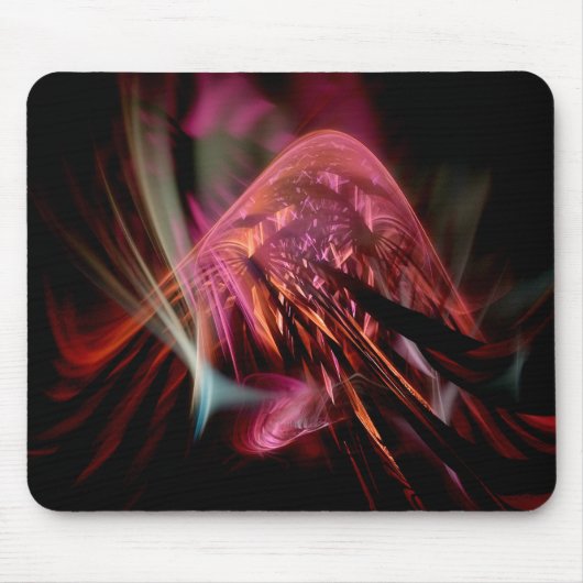 Fractal Waves Mousepad Muismat (Voorkant)