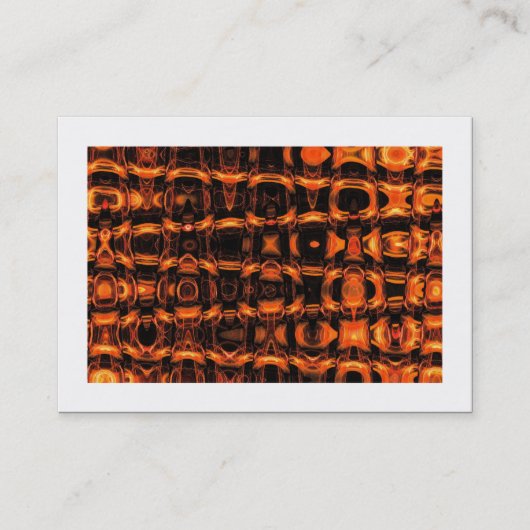 Fractal Waves Pattern (rand) Visitekaartje (Voorkant)