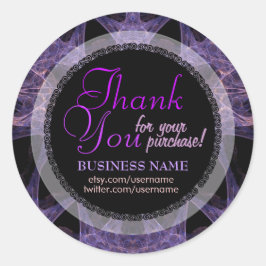 Fractal Web Business Hartelijk dank, Sticker