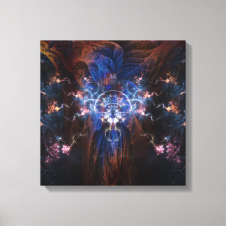 Fractal Wizard op gewikkeld canvas 16x16 Afdruk