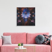 Fractal Wizard op gewikkeld canvas 16x16 Afdruk (Insitu (Woonkamer))