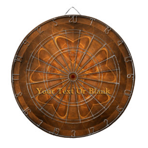 Fractal Wood Carving Dartbord