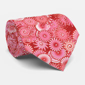 Fractal zwenkpatroon, schaduwen van diep rood stropdas (Opgerold)