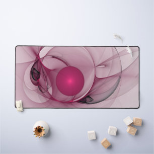 Fractale Balançante, Art Abstrait Moderne Rose Bai