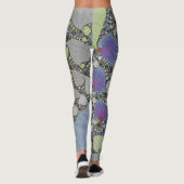 Fractale bladeren leggings (Achterkant)
