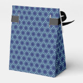 Fractale Blauw Marine Bedankdoosjes (Achterkant)