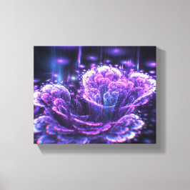 fractale bloem canvas afdruk