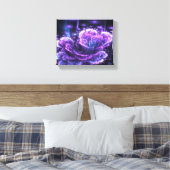 fractale bloem canvas afdruk (Insitu (Slaapkamer))