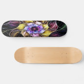 fractale bloem skateboard (Horizontaal)