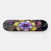 fractale bloem skateboard (Horizontaal)