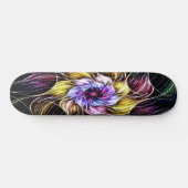 fractale bloem skateboard (Horizontaal)