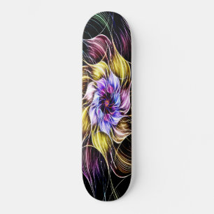 fractale bloem skateboard