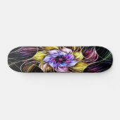 fractale bloem skateboard (Horizontaal)