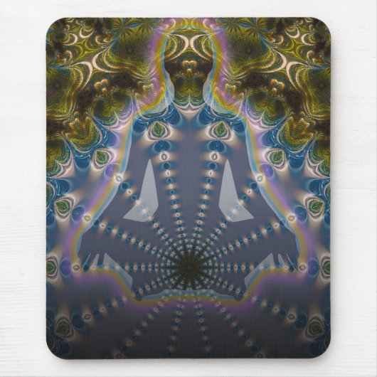 Fractale Chakra Yoga Meditatie Muismat (Voorkant)