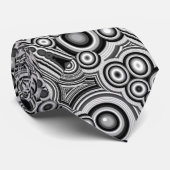 Fractale cirkels stropdas (Opgerold)