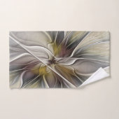 Fractale florale, Fleur Imaginaire aux couleurs de (Serviette à main)