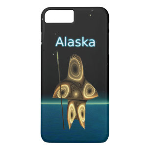 Fractale Inuit-jager - Alaska iPhone 8 Plus / 7 Plus Hoesje