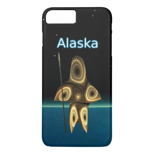 Fractale Inuit-jager - Alaska Case-Mate iPhone Case (Achterkant)