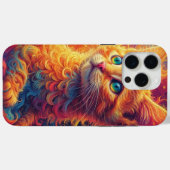 Fractale Kat Case-Mate iPhone Case (Achterkant (horizontaal))