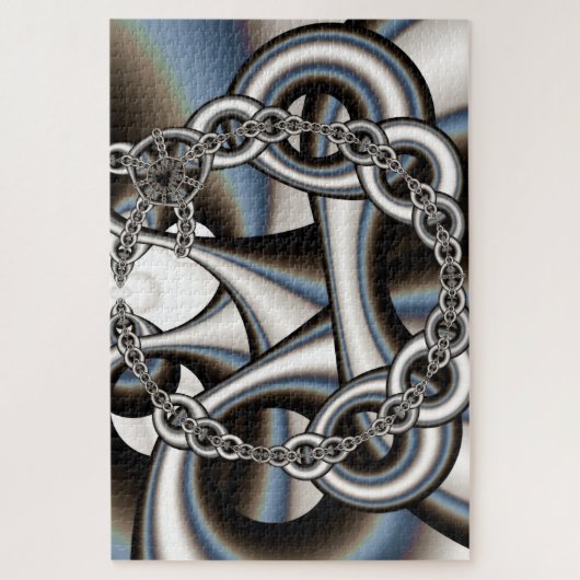 fractale ketens puzzel legpuzzel (Verticaal)