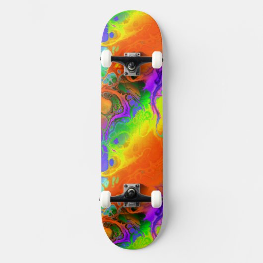 Fractale Kunst 19 Skateboard (Voorkant)