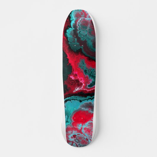 Fractale Kunst 3-16B Skateboard (Voorkant)