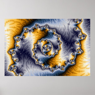 Fractale kunst poster