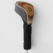 Fractale kunst van Stan Ragets Golfheadcover (Schuin)